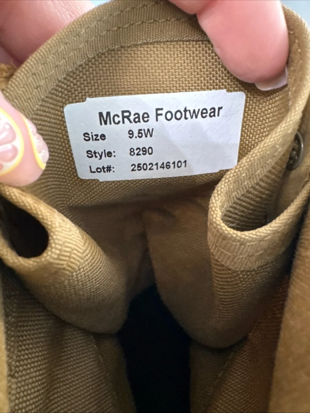 MCRAE GEN 2 HOT WEATHER COYOTE MILITARY VIBRAM® PANAMA OUTSOLE BOOTS 8290 9.5 W
